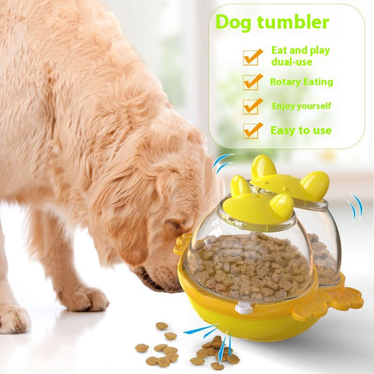 Pet Supplies Tumbler Dog Leakage Food Feeder