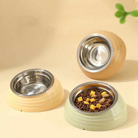 Pet Bowl Stainless Steel Cat Bowl Feeder