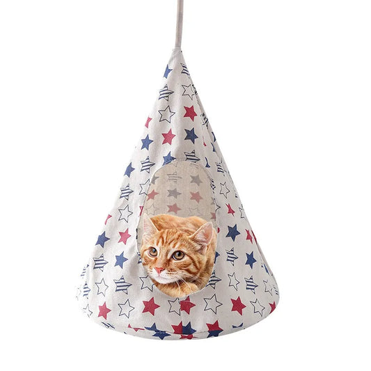 Creative Cat Hammock – Breathable Hanging Basket Bed for Cats & Pets