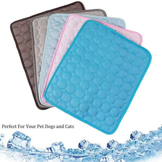 Pet Cooling Mat Moisture-proof Sleeping Pad Summer Cold Bed for Small Animals 5 Sizes Available