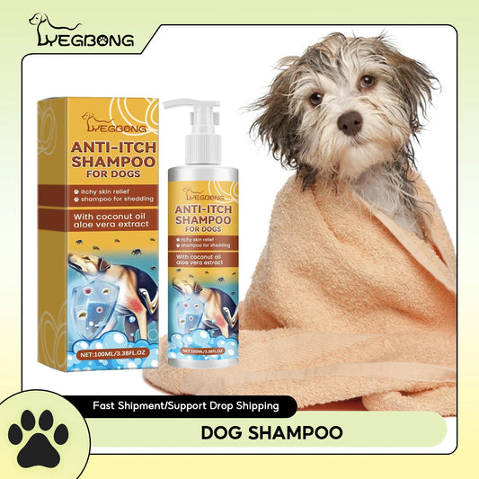 Pet Shampoo Conditioner Moisturizing for Sensitive Skin PH Balanced Anti Itching Flea Killer Dirt Mite Removal Cat Dog Cleaning Foam