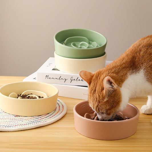 Ceramic Pet Cat And Dog Bowl